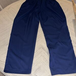 Rebecca Malone Woman Blue 2 Pocket Elastic Waist Casual Slacks - Size XL